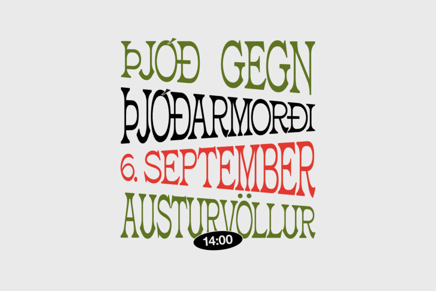 Þjóð gegn þjóðarmorði, 6. september, Austurvöllur.